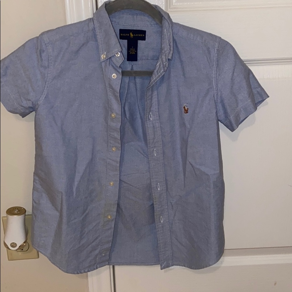 kids polo button up